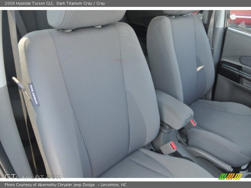 Dark Titanium Gray / Gray 2009 Hyundai Tucson GLS