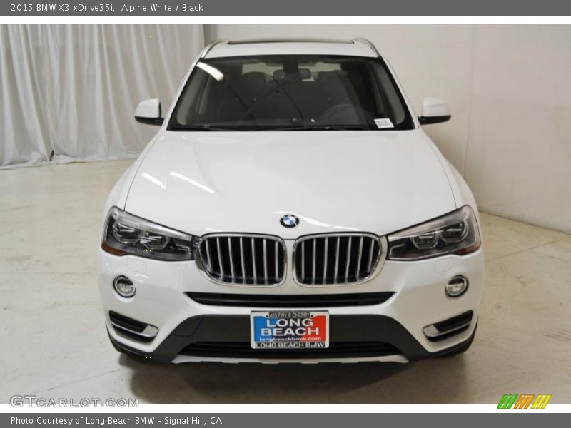 Alpine White / Black 2015 BMW X3 xDrive35i