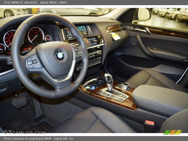Alpine White / Black 2015 BMW X3 xDrive35i