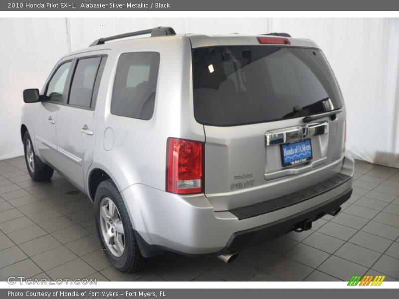 Alabaster Silver Metallic / Black 2010 Honda Pilot EX-L