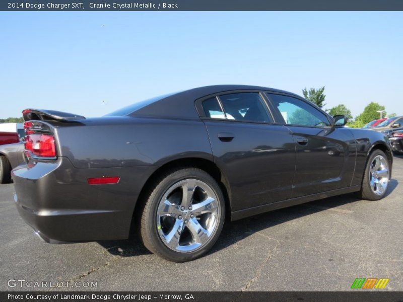 Granite Crystal Metallic / Black 2014 Dodge Charger SXT