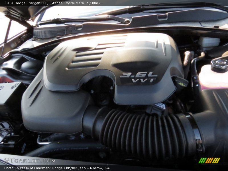 Granite Crystal Metallic / Black 2014 Dodge Charger SXT