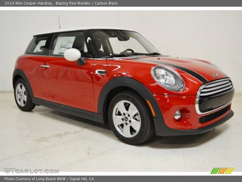 Blazing Red Metallic / Carbon Black 2014 Mini Cooper Hardtop