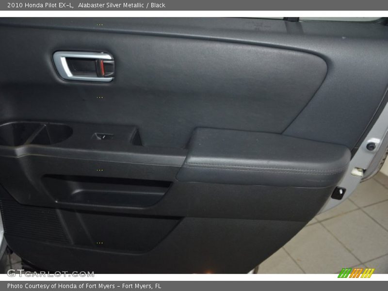 Alabaster Silver Metallic / Black 2010 Honda Pilot EX-L