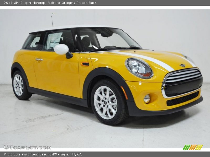 Volcanic Orange / Carbon Black 2014 Mini Cooper Hardtop