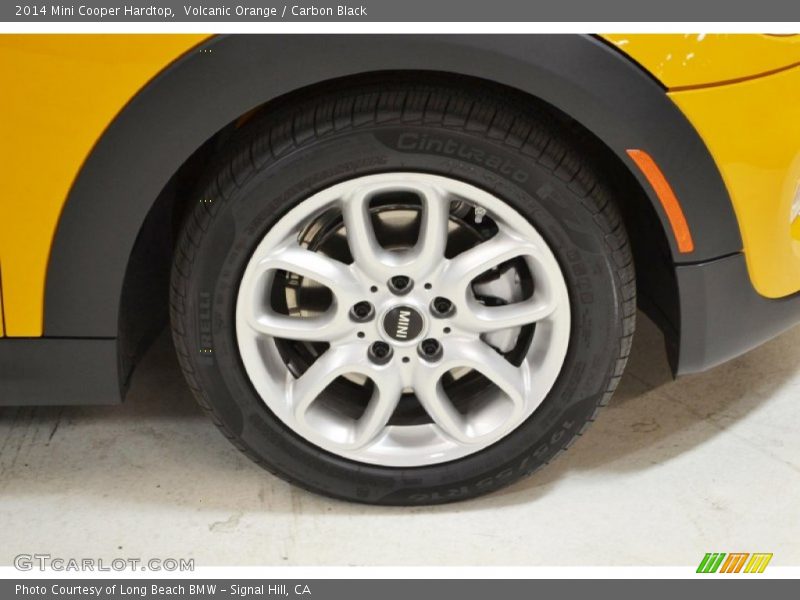 Volcanic Orange / Carbon Black 2014 Mini Cooper Hardtop