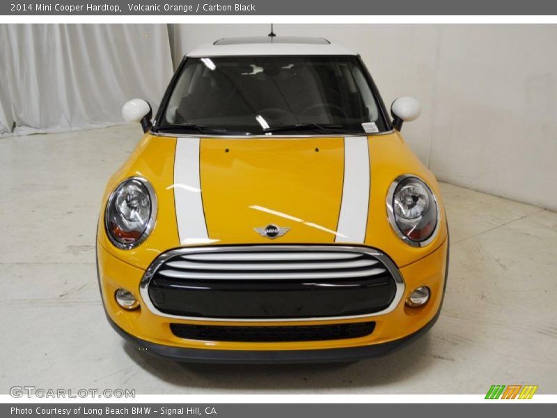 Volcanic Orange / Carbon Black 2014 Mini Cooper Hardtop