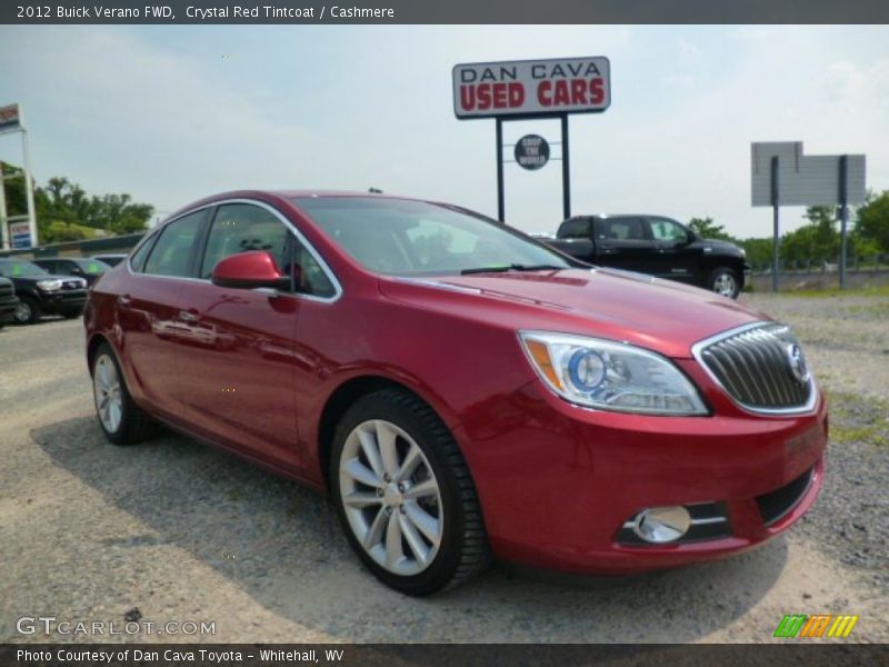 Crystal Red Tintcoat / Cashmere 2012 Buick Verano FWD