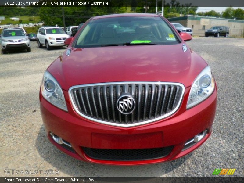 Crystal Red Tintcoat / Cashmere 2012 Buick Verano FWD