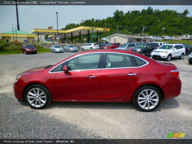 Crystal Red Tintcoat / Cashmere 2012 Buick Verano FWD