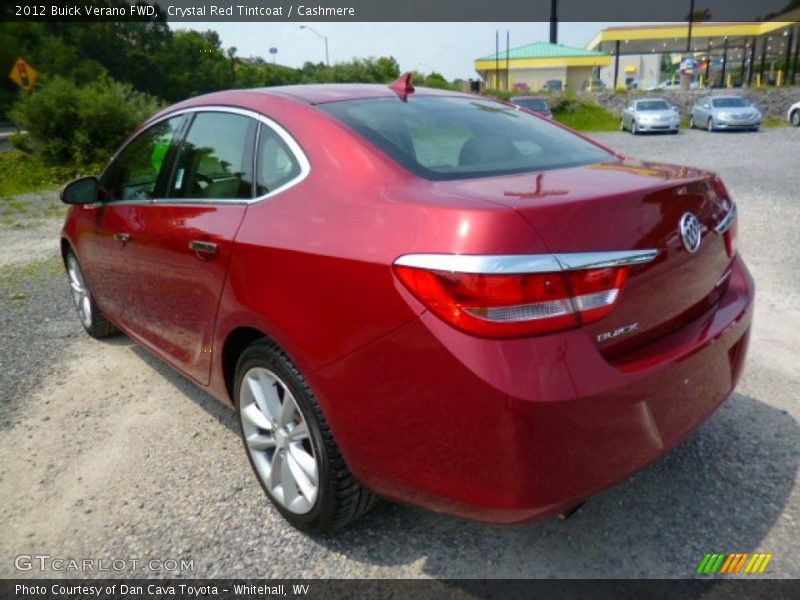 Crystal Red Tintcoat / Cashmere 2012 Buick Verano FWD