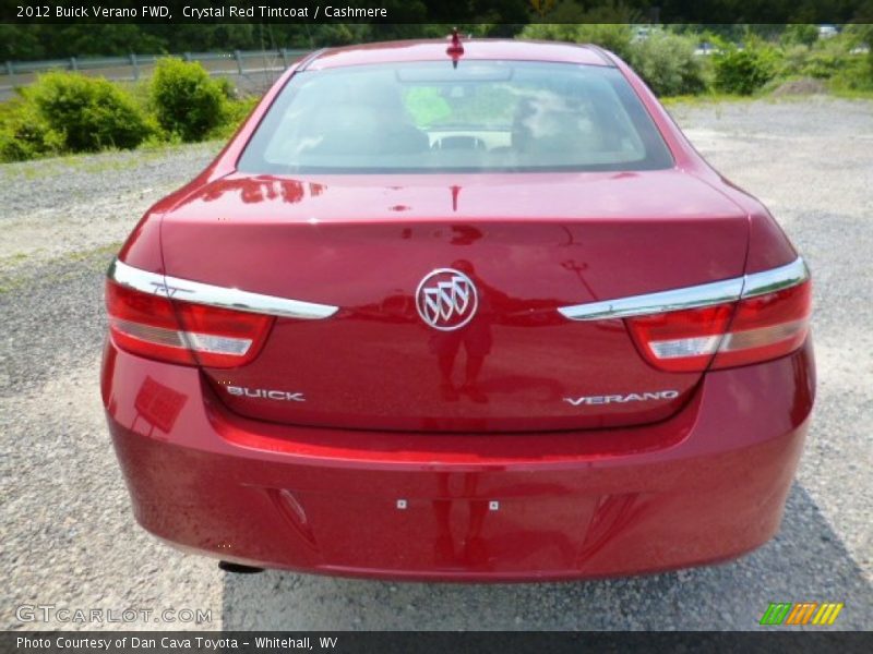 Crystal Red Tintcoat / Cashmere 2012 Buick Verano FWD
