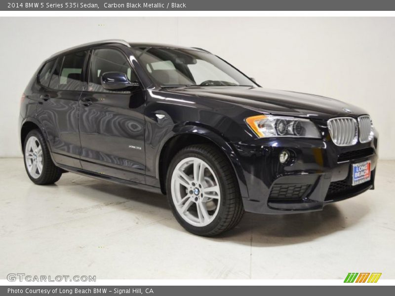 Carbon Black Metallic / Black 2014 BMW 5 Series 535i Sedan