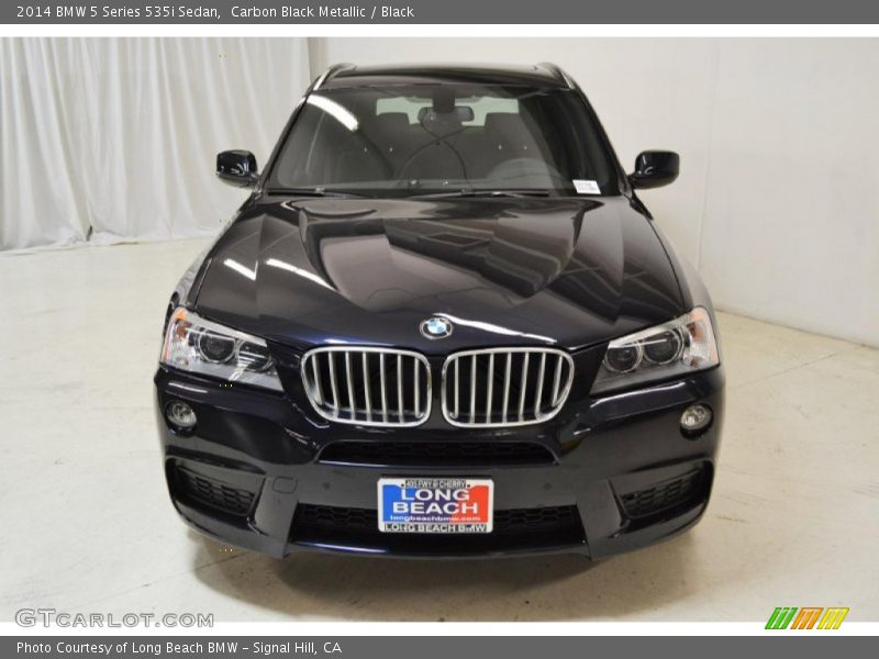 Carbon Black Metallic / Black 2014 BMW 5 Series 535i Sedan