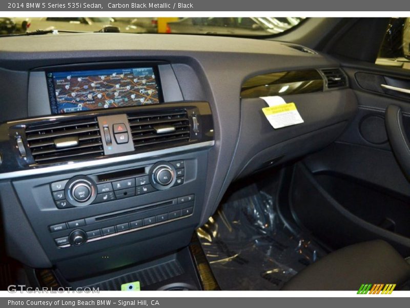 Carbon Black Metallic / Black 2014 BMW 5 Series 535i Sedan