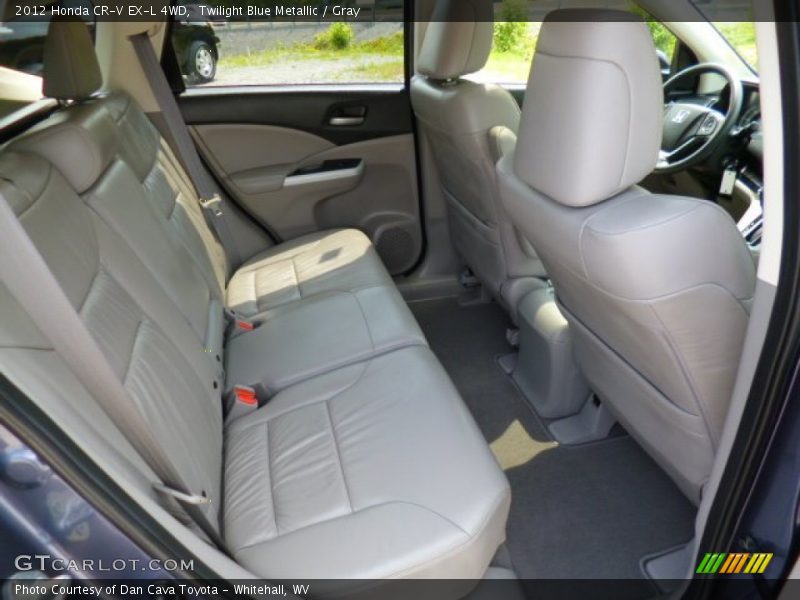 Twilight Blue Metallic / Gray 2012 Honda CR-V EX-L 4WD