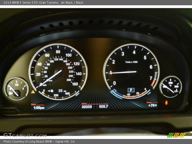  2014 5 Series 535i Gran Turismo 535i Gran Turismo Gauges