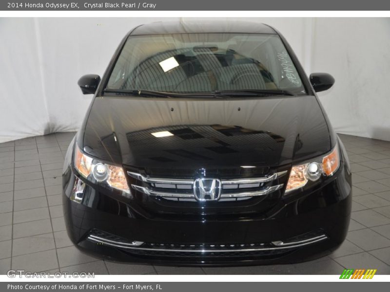 Crystal Black Pearl / Gray 2014 Honda Odyssey EX