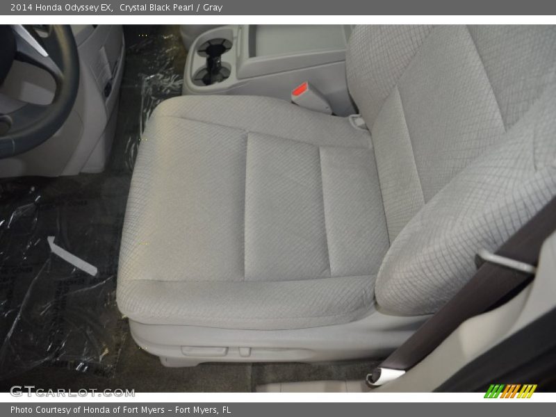 Crystal Black Pearl / Gray 2014 Honda Odyssey EX