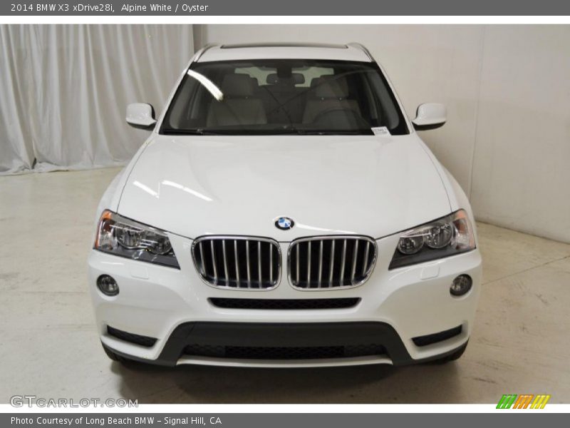 Alpine White / Oyster 2014 BMW X3 xDrive28i