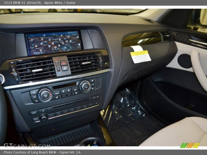 Alpine White / Oyster 2014 BMW X3 xDrive28i
