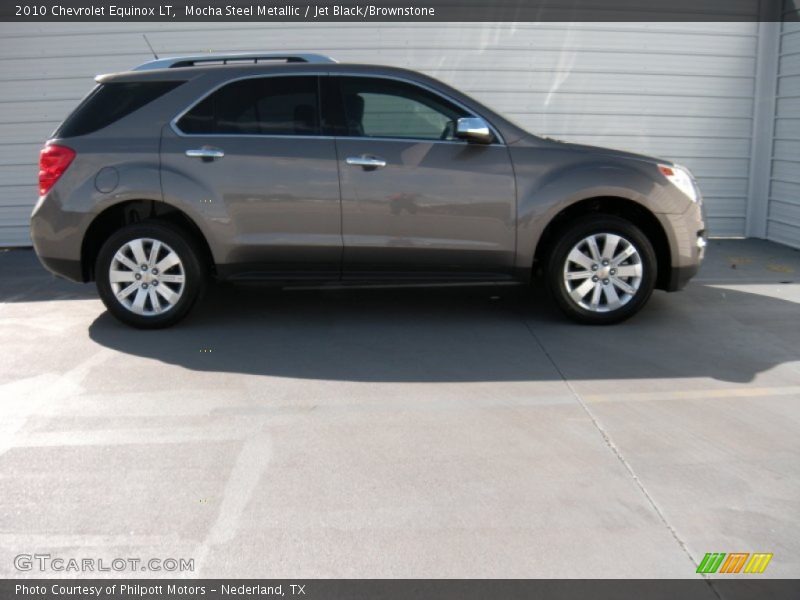 Mocha Steel Metallic / Jet Black/Brownstone 2010 Chevrolet Equinox LT