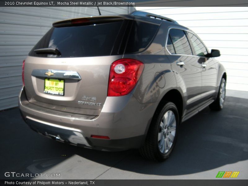 Mocha Steel Metallic / Jet Black/Brownstone 2010 Chevrolet Equinox LT