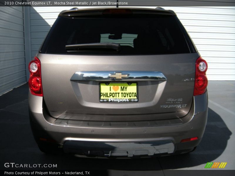 Mocha Steel Metallic / Jet Black/Brownstone 2010 Chevrolet Equinox LT