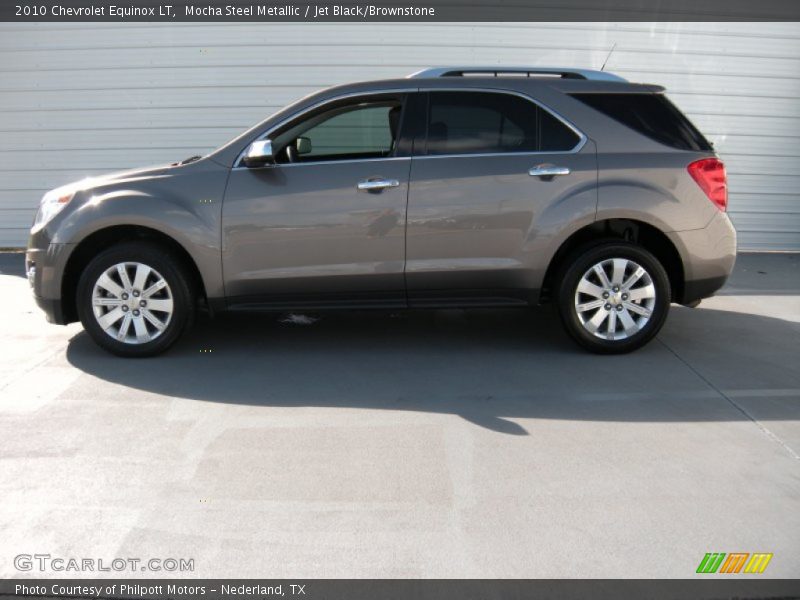 Mocha Steel Metallic / Jet Black/Brownstone 2010 Chevrolet Equinox LT
