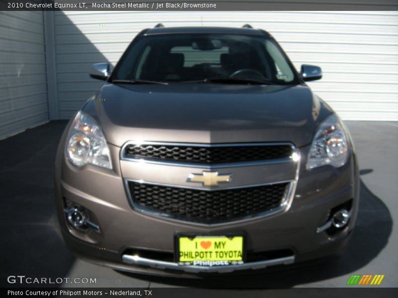Mocha Steel Metallic / Jet Black/Brownstone 2010 Chevrolet Equinox LT
