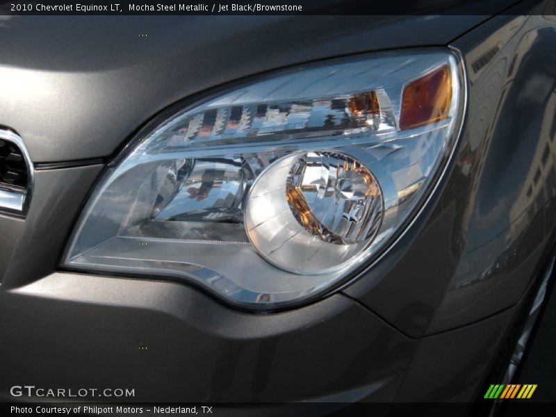 Mocha Steel Metallic / Jet Black/Brownstone 2010 Chevrolet Equinox LT