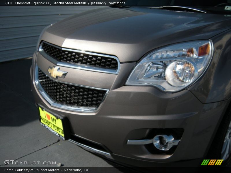 Mocha Steel Metallic / Jet Black/Brownstone 2010 Chevrolet Equinox LT