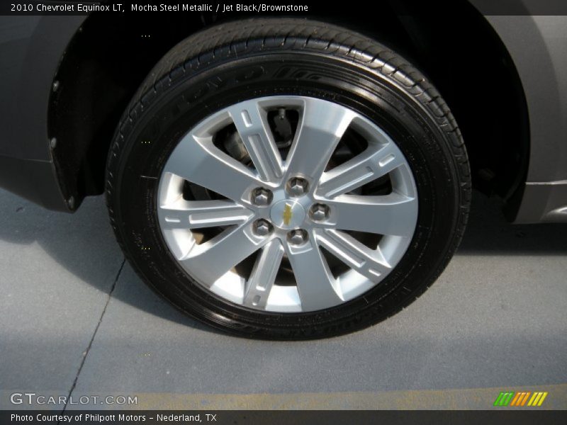 Mocha Steel Metallic / Jet Black/Brownstone 2010 Chevrolet Equinox LT