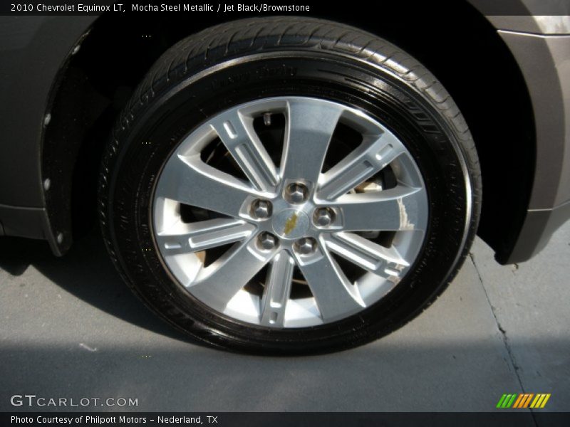 Mocha Steel Metallic / Jet Black/Brownstone 2010 Chevrolet Equinox LT