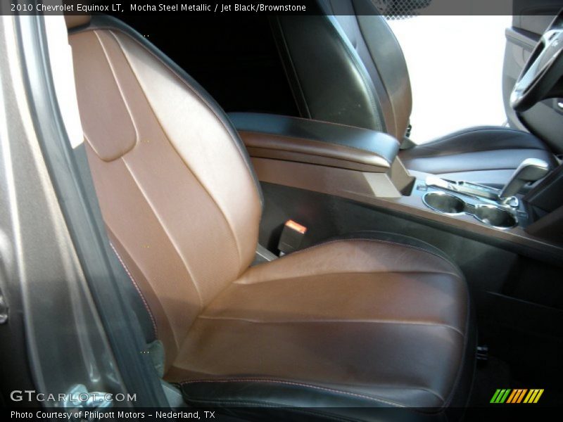 Mocha Steel Metallic / Jet Black/Brownstone 2010 Chevrolet Equinox LT