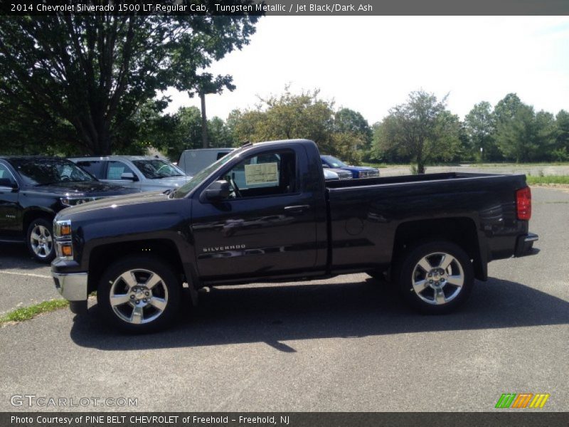 Tungsten Metallic / Jet Black/Dark Ash 2014 Chevrolet Silverado 1500 LT Regular Cab