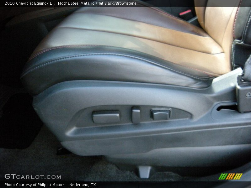 Mocha Steel Metallic / Jet Black/Brownstone 2010 Chevrolet Equinox LT