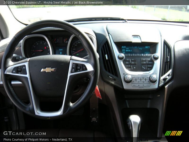 Mocha Steel Metallic / Jet Black/Brownstone 2010 Chevrolet Equinox LT