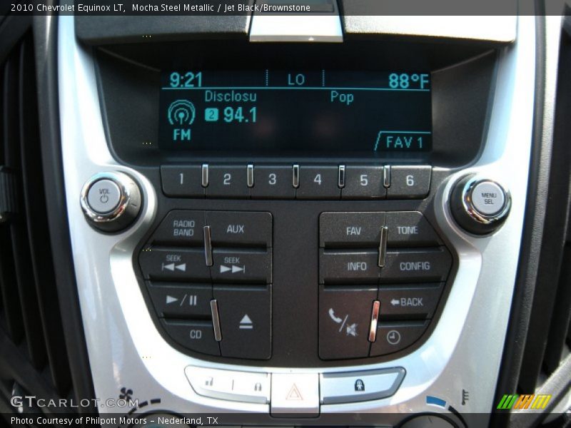 Mocha Steel Metallic / Jet Black/Brownstone 2010 Chevrolet Equinox LT