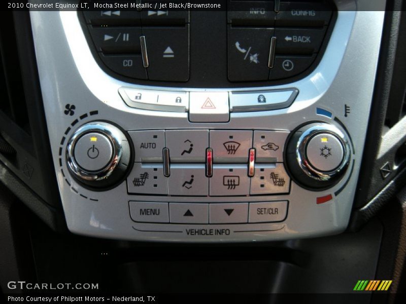 Mocha Steel Metallic / Jet Black/Brownstone 2010 Chevrolet Equinox LT