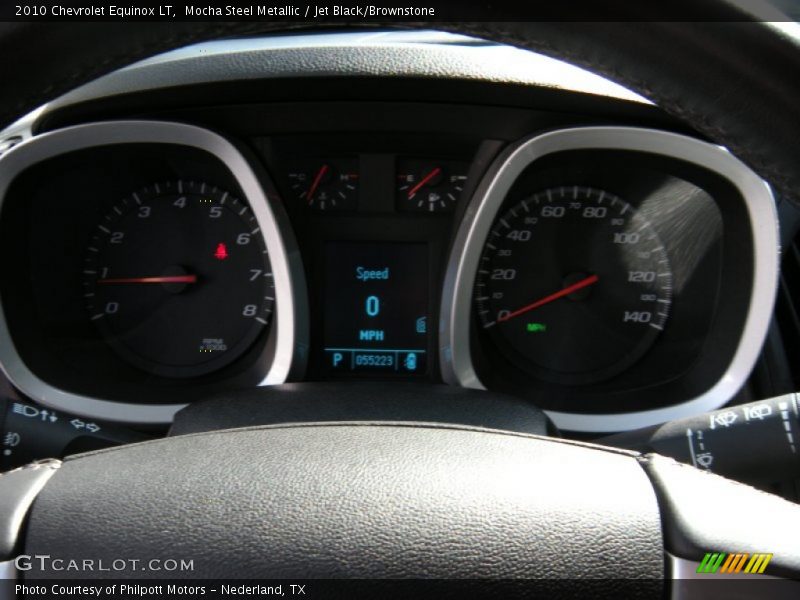 Mocha Steel Metallic / Jet Black/Brownstone 2010 Chevrolet Equinox LT