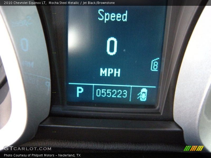 Mocha Steel Metallic / Jet Black/Brownstone 2010 Chevrolet Equinox LT