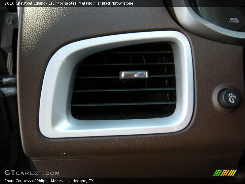 Mocha Steel Metallic / Jet Black/Brownstone 2010 Chevrolet Equinox LT