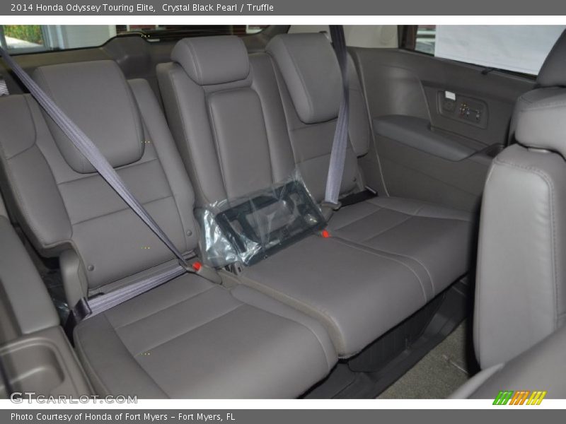 Crystal Black Pearl / Truffle 2014 Honda Odyssey Touring Elite