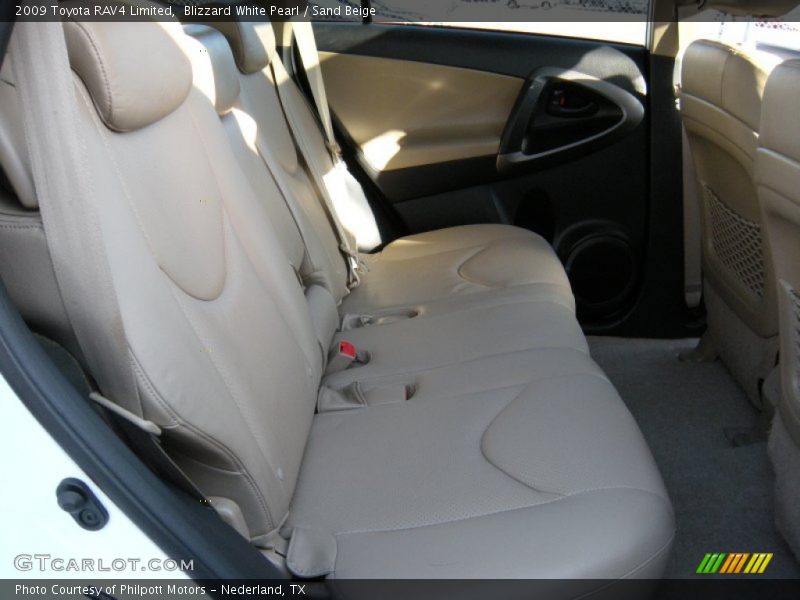Blizzard White Pearl / Sand Beige 2009 Toyota RAV4 Limited