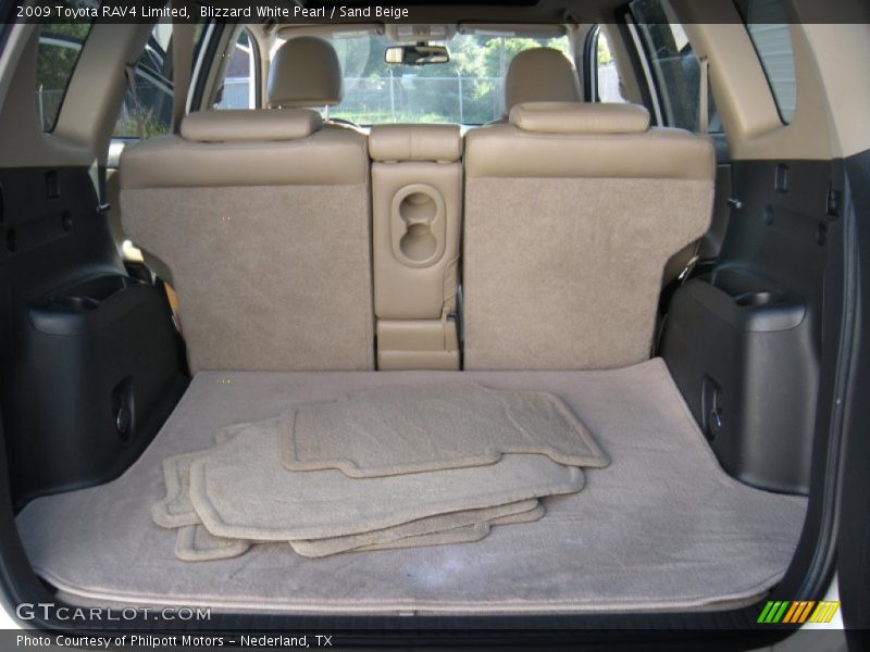 Blizzard White Pearl / Sand Beige 2009 Toyota RAV4 Limited