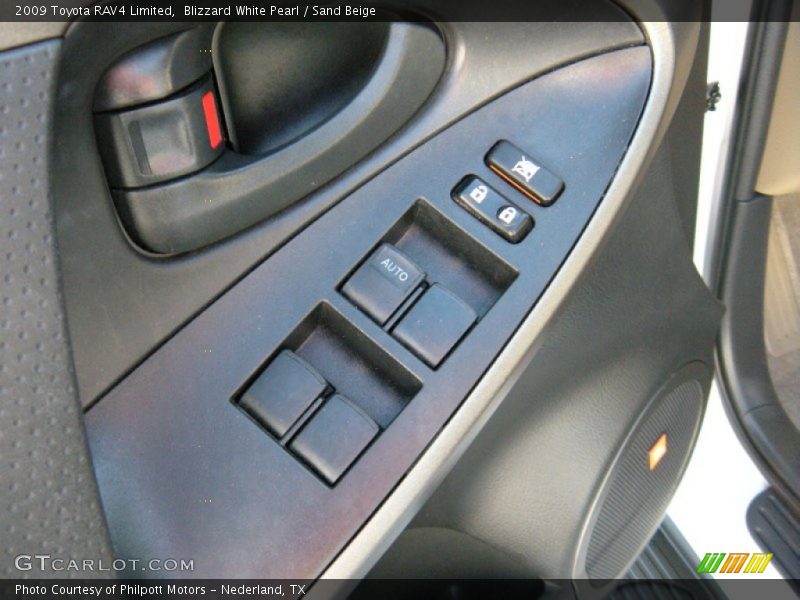 Blizzard White Pearl / Sand Beige 2009 Toyota RAV4 Limited