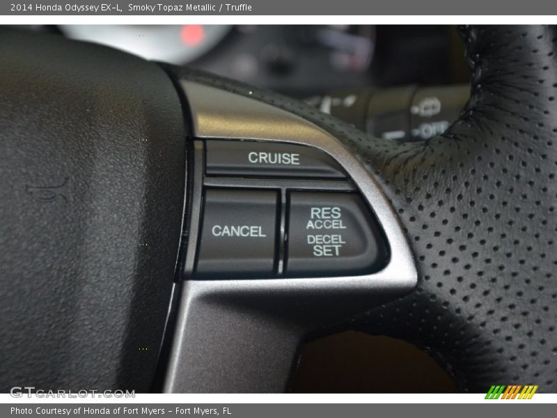 Smoky Topaz Metallic / Truffle 2014 Honda Odyssey EX-L