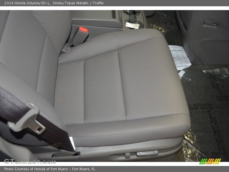 Smoky Topaz Metallic / Truffle 2014 Honda Odyssey EX-L