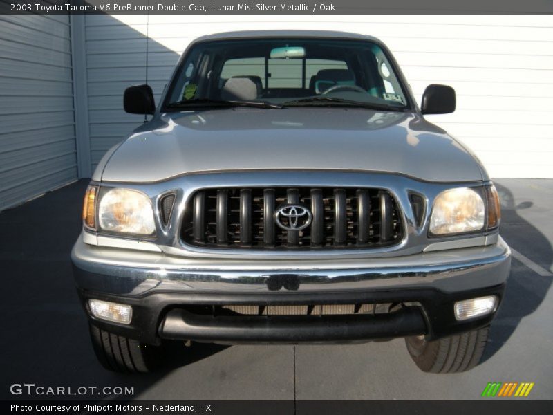 Lunar Mist Silver Metallic / Oak 2003 Toyota Tacoma V6 PreRunner Double Cab